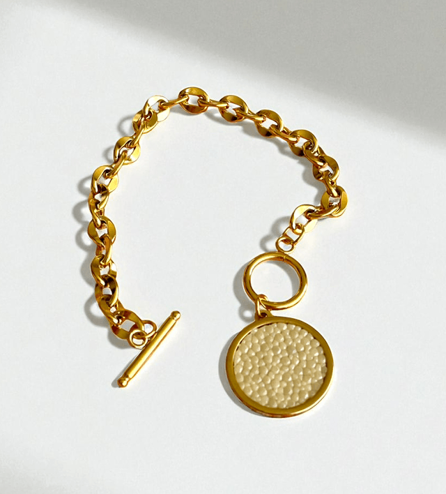 Bracelet Maya Blanc cassé