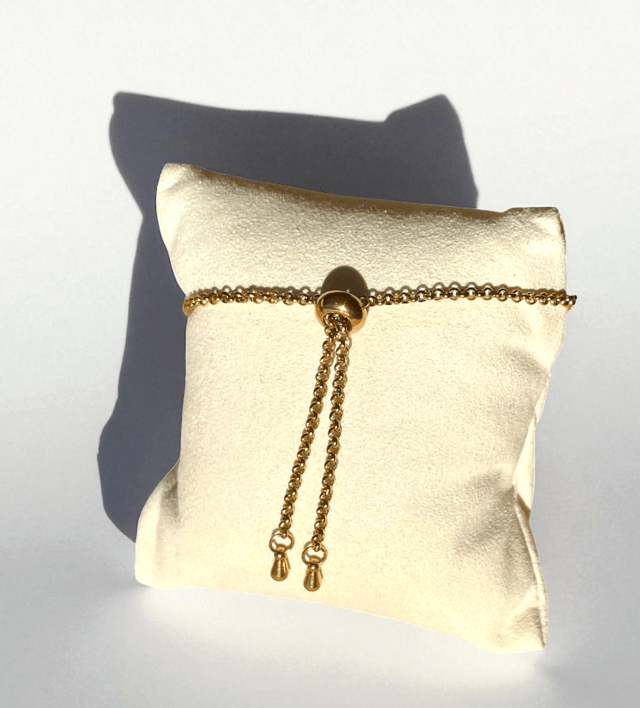 Bracelet à chaîne fine Argentée