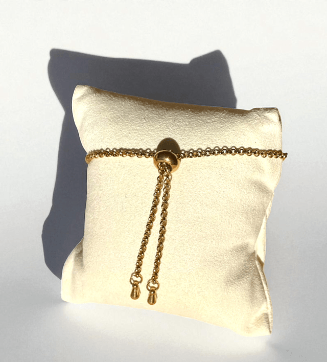 Bracelet à chaîne fine Doré